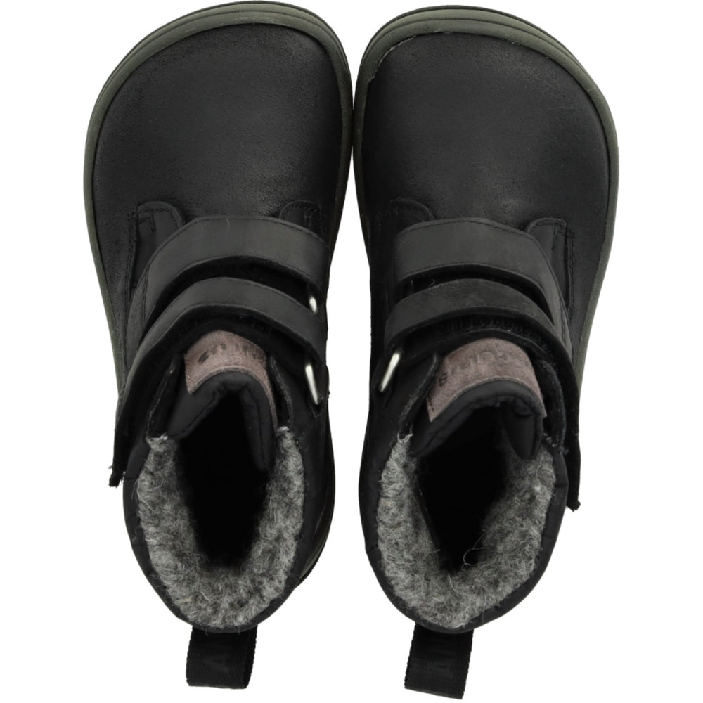Køb Angulus Black/Dark Grey TEX-støvle I Nylon Med Slidstærke Læderdetaljer