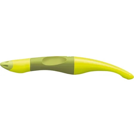 Ergonomischer Tintenroller für Rechtshänder - STABILO EASYoriginal in limette/grün - Einzelstift - Schreibfarbe blau (löschbar) - inklusive Patrone
