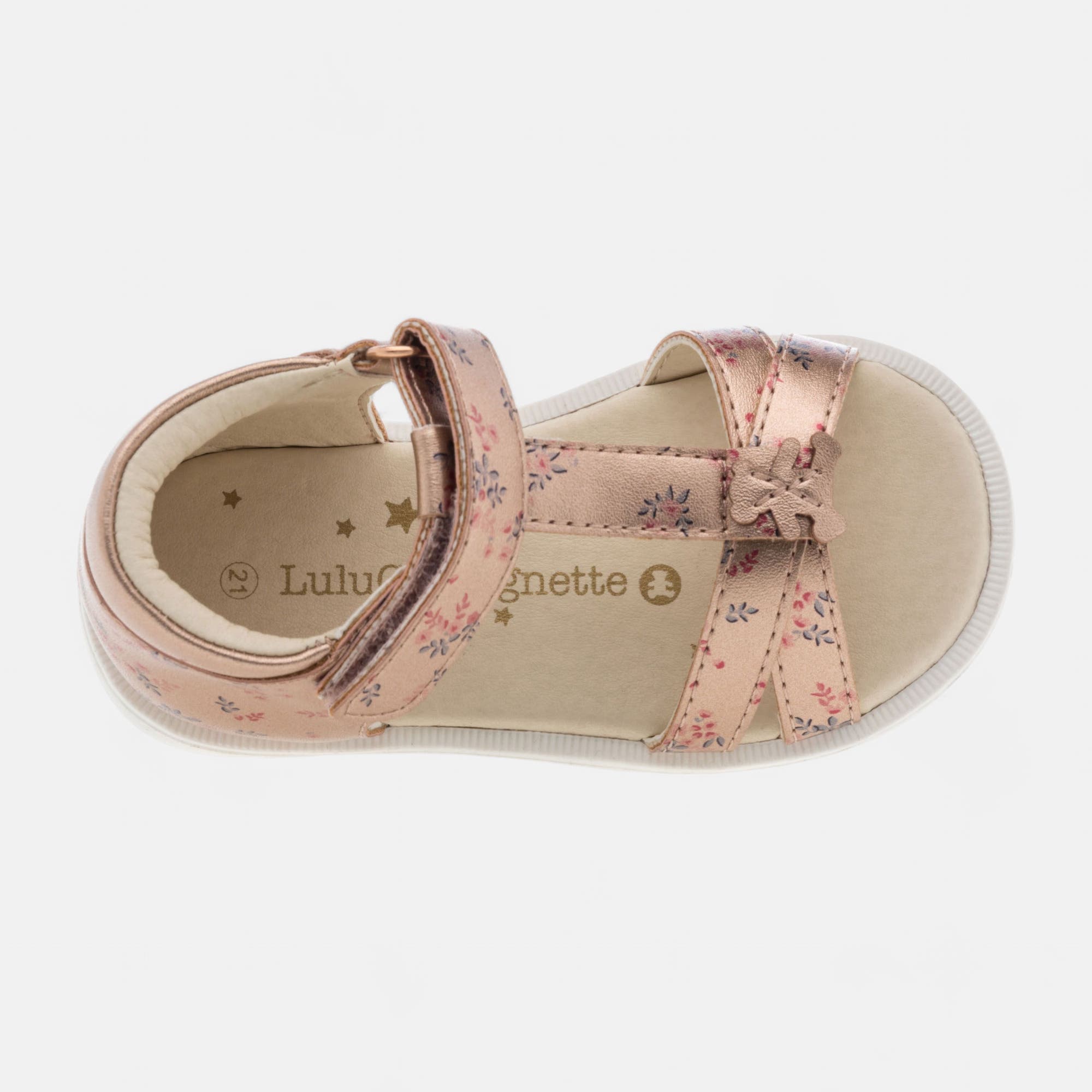 Nu-pieds Bébé fille or