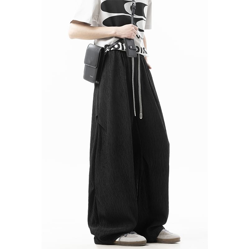 Priam - Hoge taille effen wijde broek