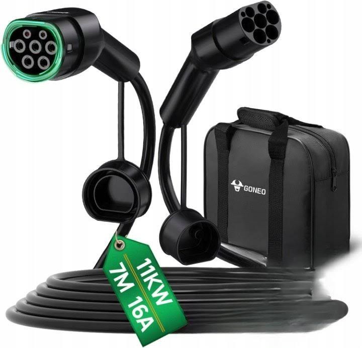 GONEO Typ 2 Ladekabel - Autoladekabel, Elektroauto-Ladekabel, (500 cm)