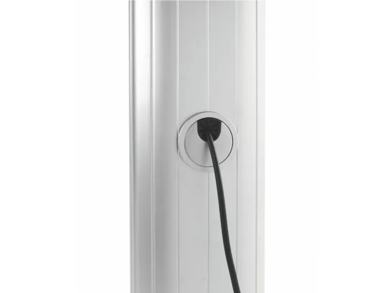 Techly ICA-TR24, Sølv, Sølv, 1 hylder, Sort, 100 kg, 2,54 m (100