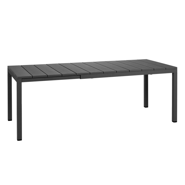 Nardi Rio uitschuifbare tuintafel 140/210x100 Anthracite