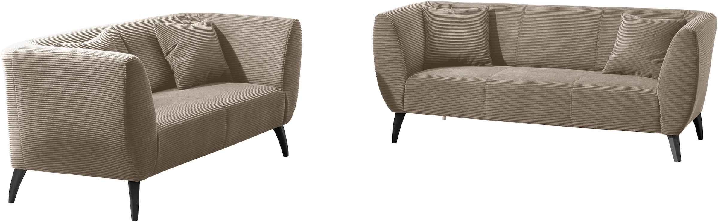 INOSIGN Polstergarnitur »Colori« Set, 3-Sitzer und 2-Sitzer, 2 Stk. tlg. auch als Loveseat erhältlich