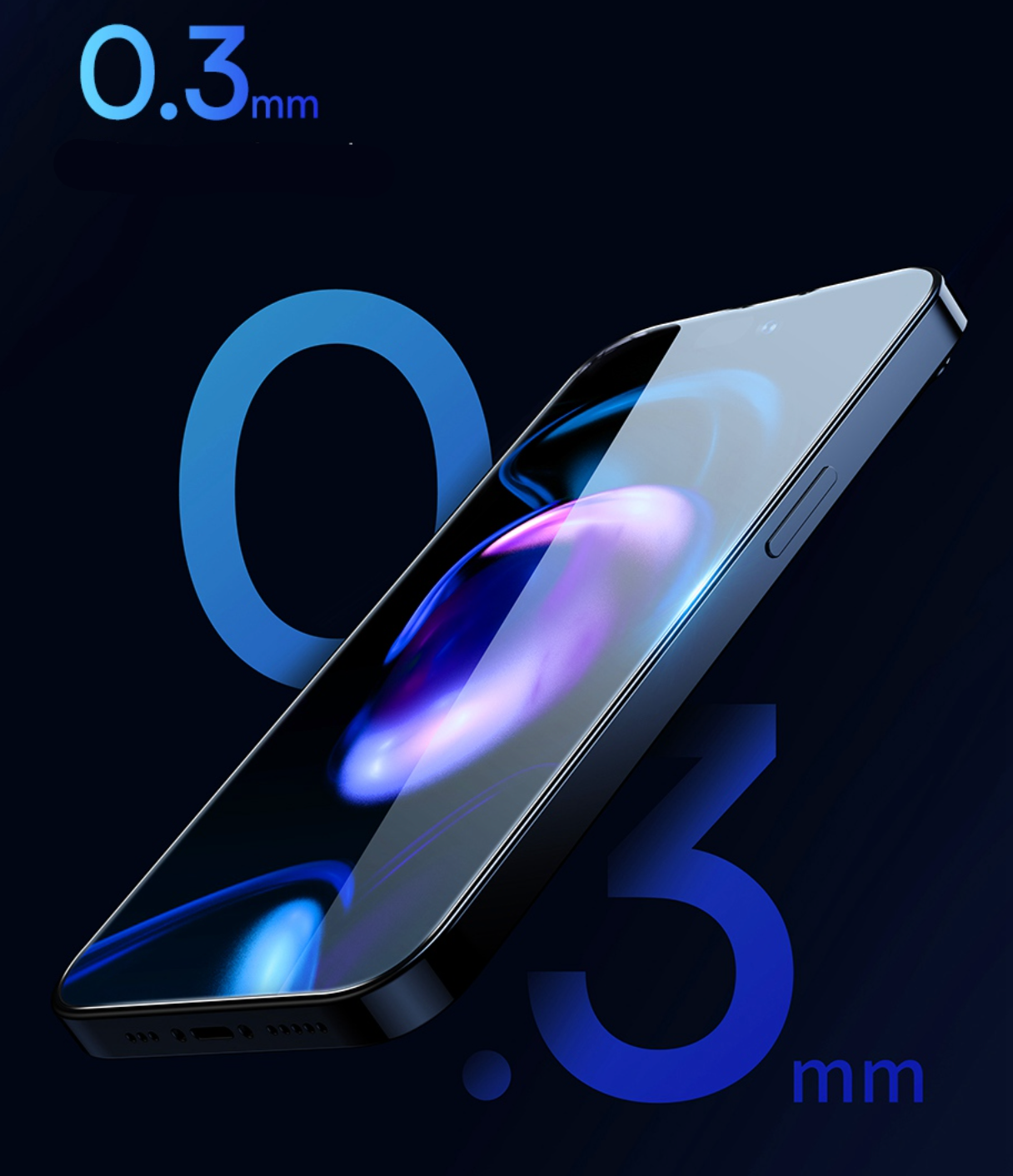 (2er Set) Baseus - iPhone 14 Pro Vollbild Panzer Glas Display Schutz Montagerahmen - Transparent