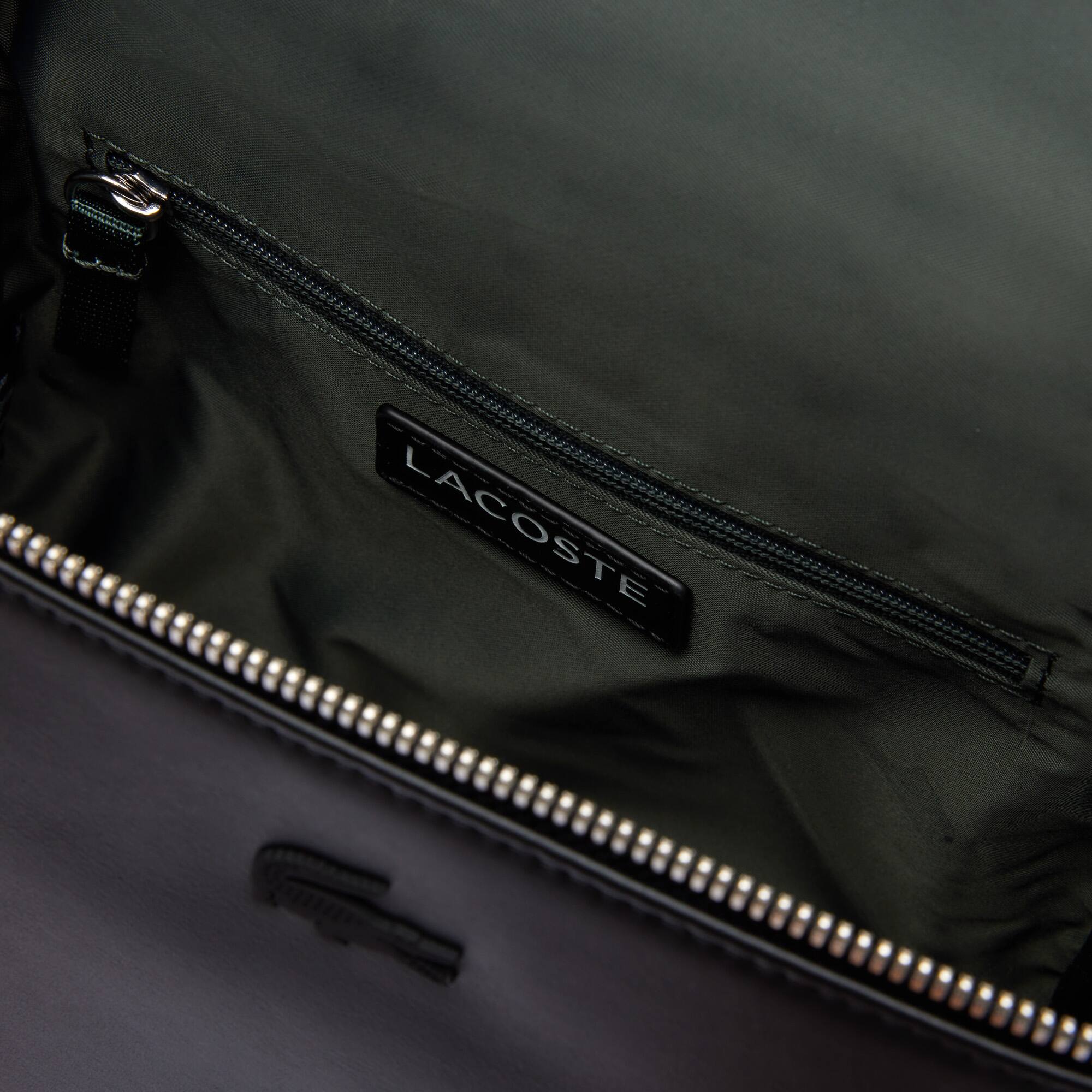 Sacoche camera bag en cuir Sacoches & Pochettes - Noir - Lacoste - Unisex
