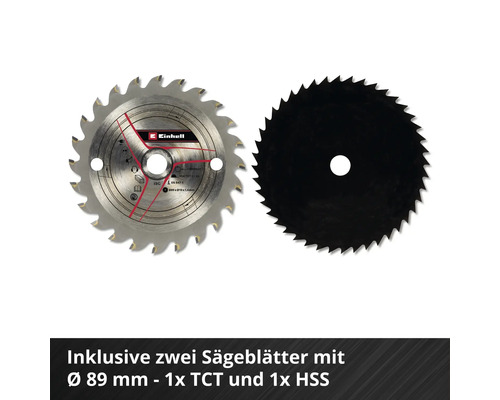 Einhell Power X-Change TE-CS 18/89 Li accu cirkelzaag, zonder accu en lader