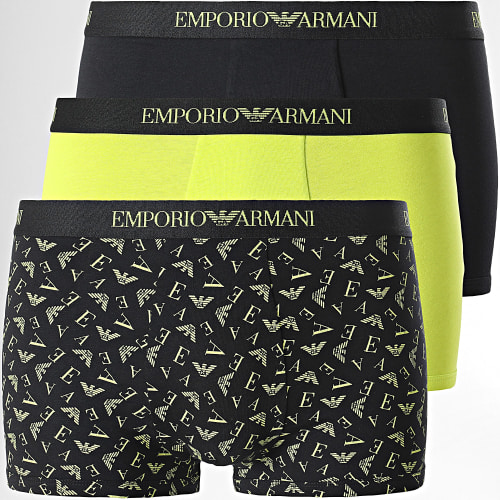 Lot De 3 Boxers 111625 Noir Jaune