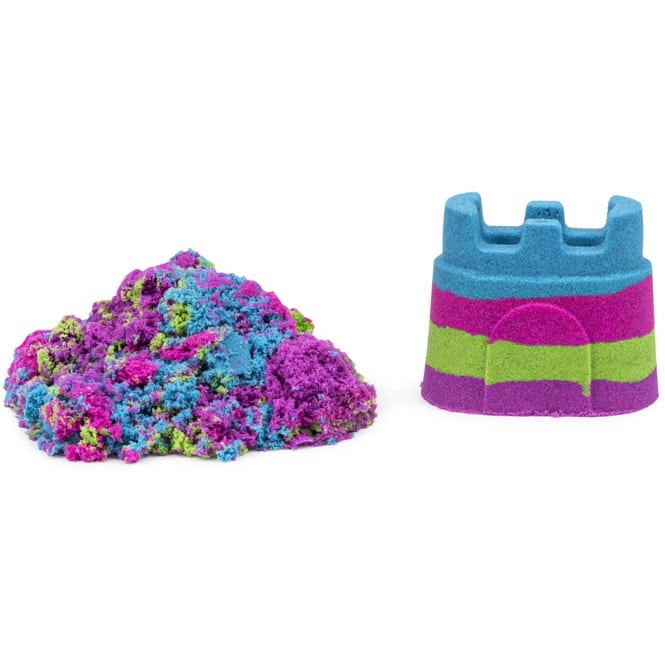 Kinetic Sand - Einhornschloß in Regenbogenfarben