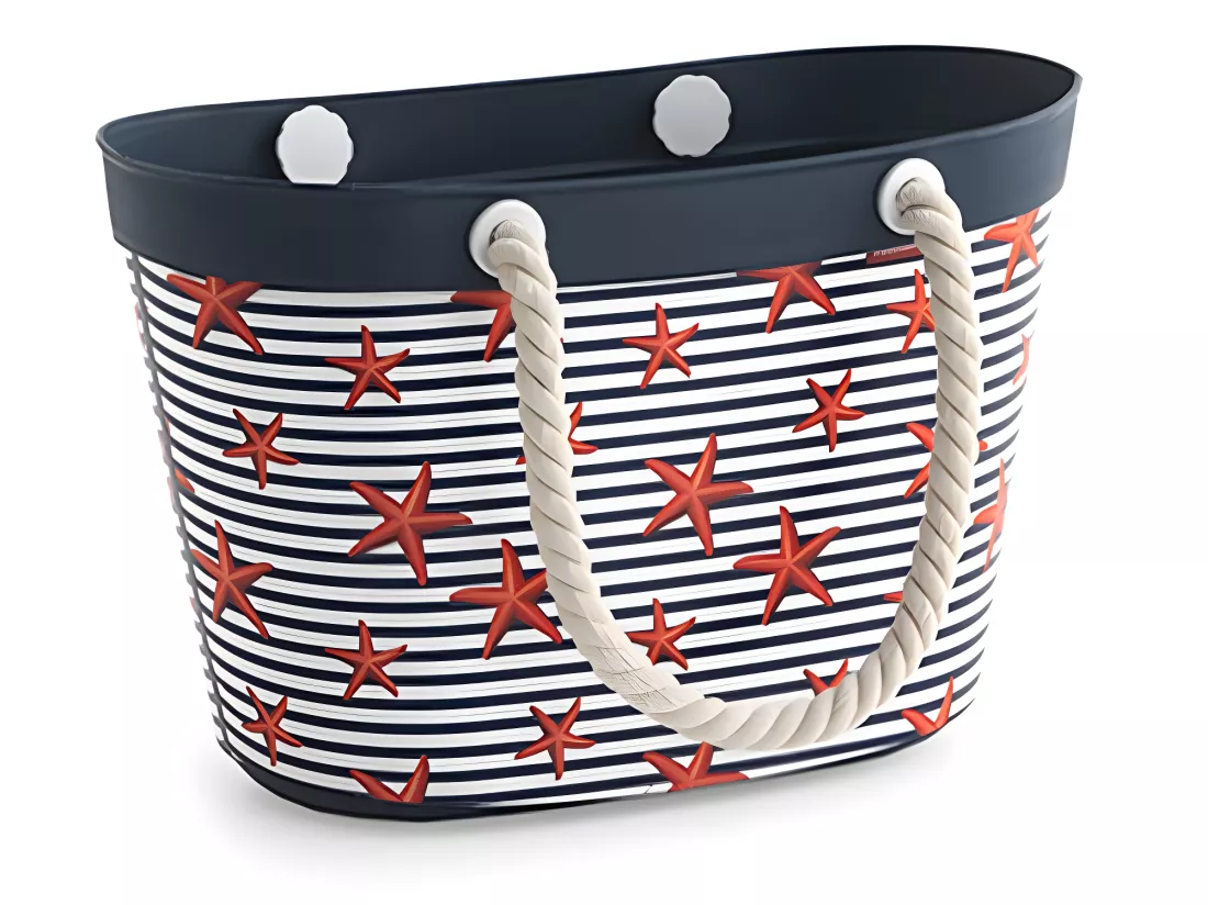 sac à provisions nautico sea stars 42 x 28 x 28 x 24