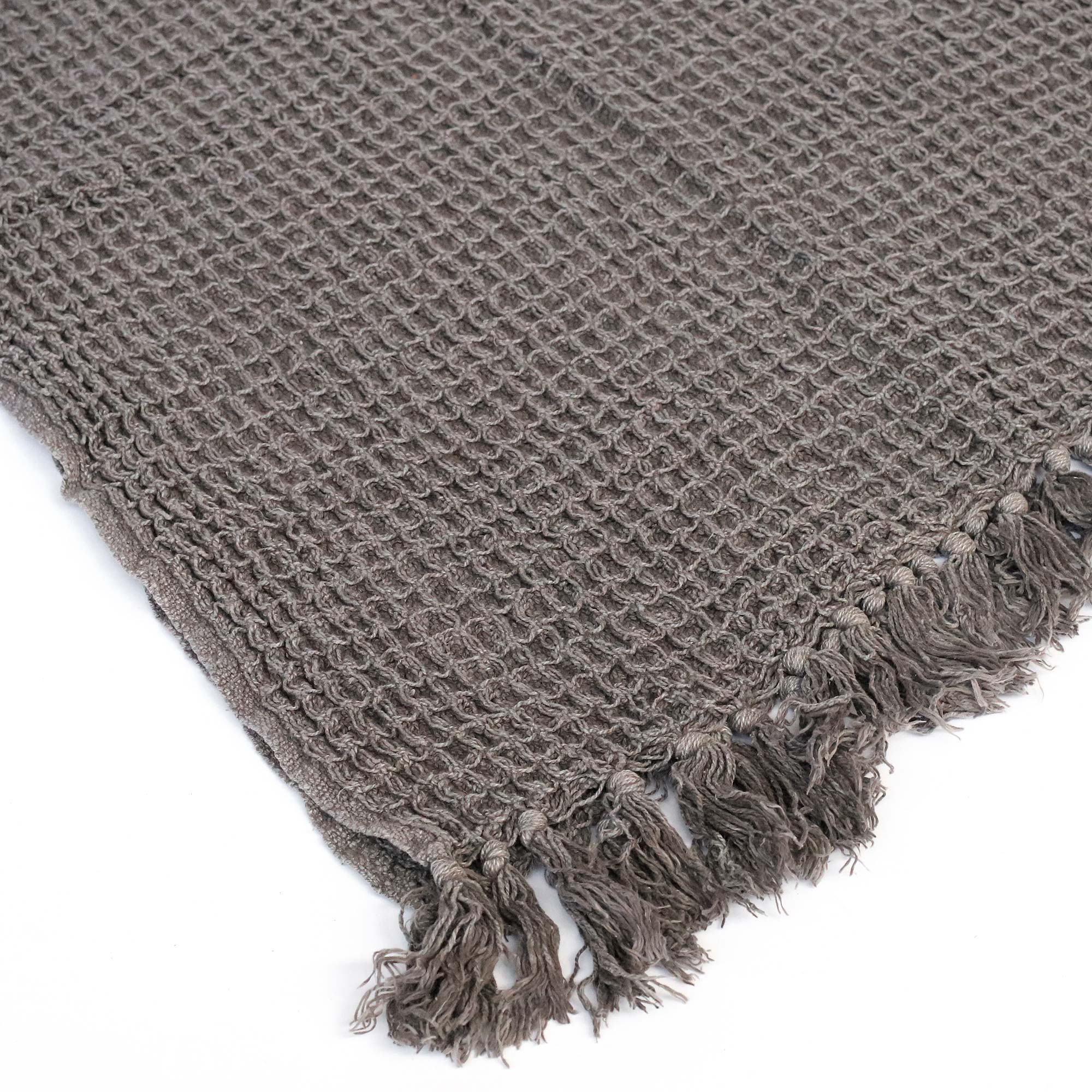 Throw 'Hera' grau, B 170 cm, L 130 cm von fischer's lagerhaus