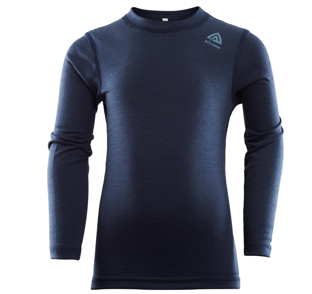 Aclima LightWool 140 Crew Neck barn<br>Myk og deilig ulltrøye til barn
