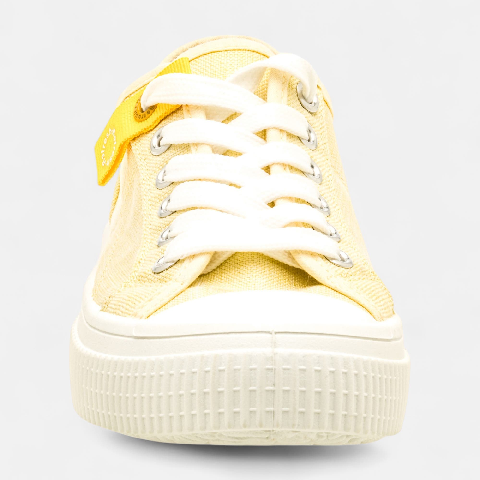 Baskets en toile Femme jaune