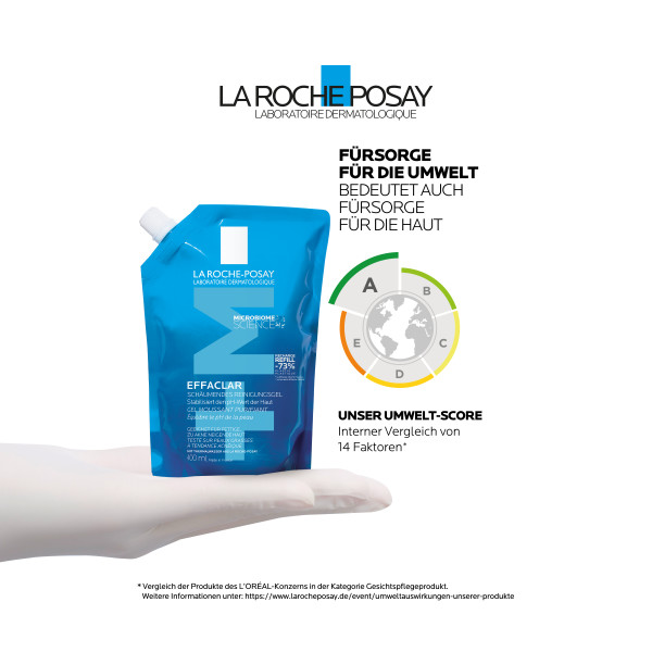 La Roche-Posay Effaclar Reinigungsgel<br>400 ml, Beutel, Gel, Nachfüllpackung