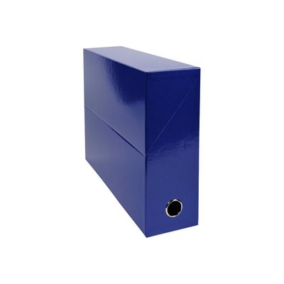 Exacompta Iderama - Boîte de transfert - dos 90 mm - bleu foncé