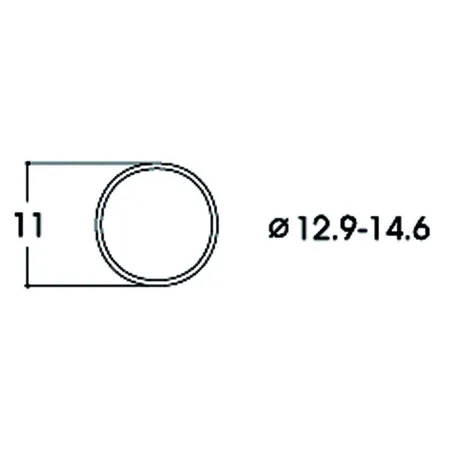 Roco Haftringsatz Gleichstrom, 12.9-14.6mm, 10 Stück