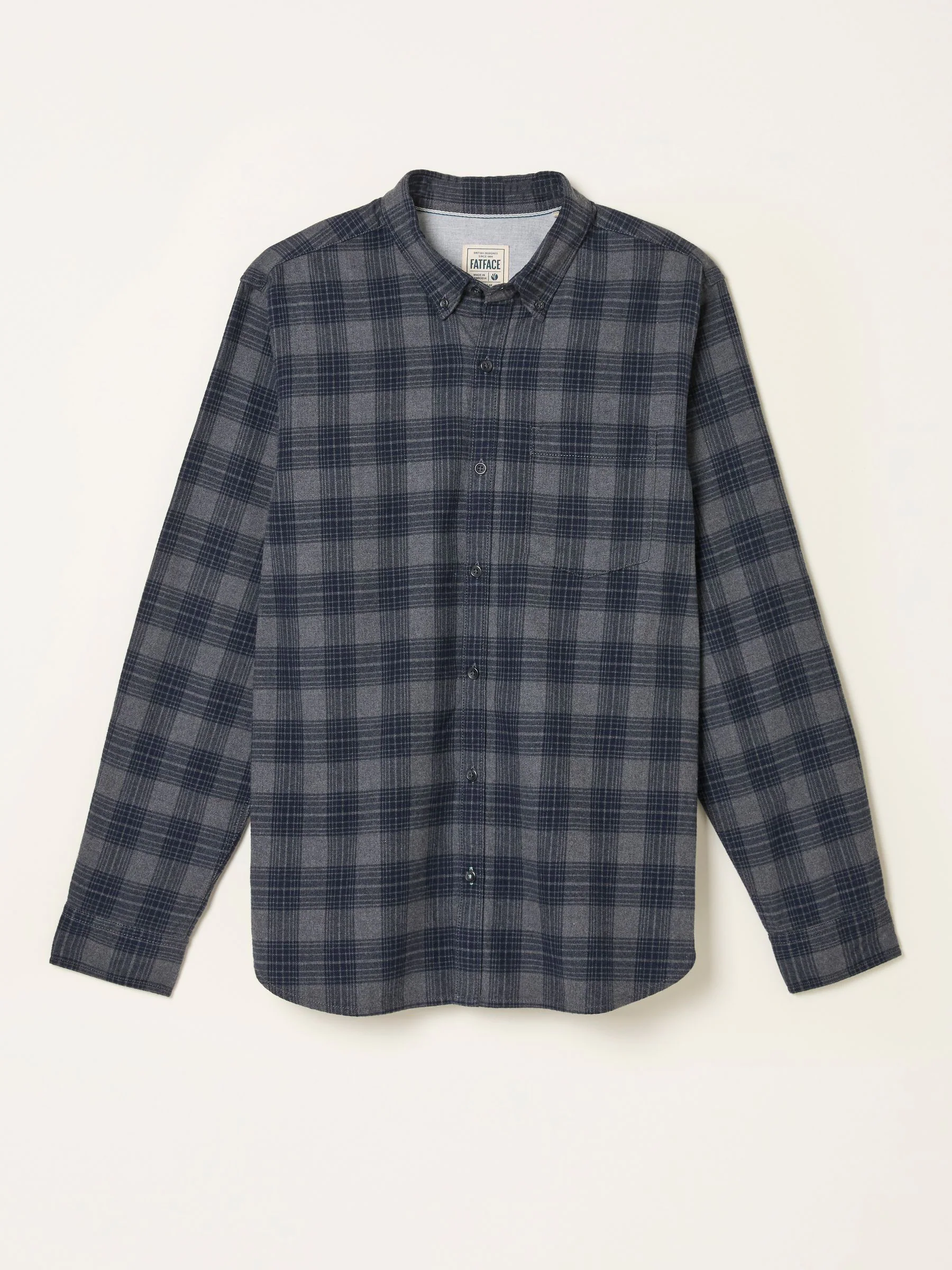 FatFace Long Sleeve Check Shirt