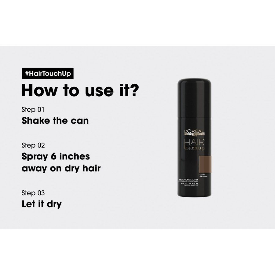 L'Oréal Professionnel Hair Touch Up Light Brown 75ml