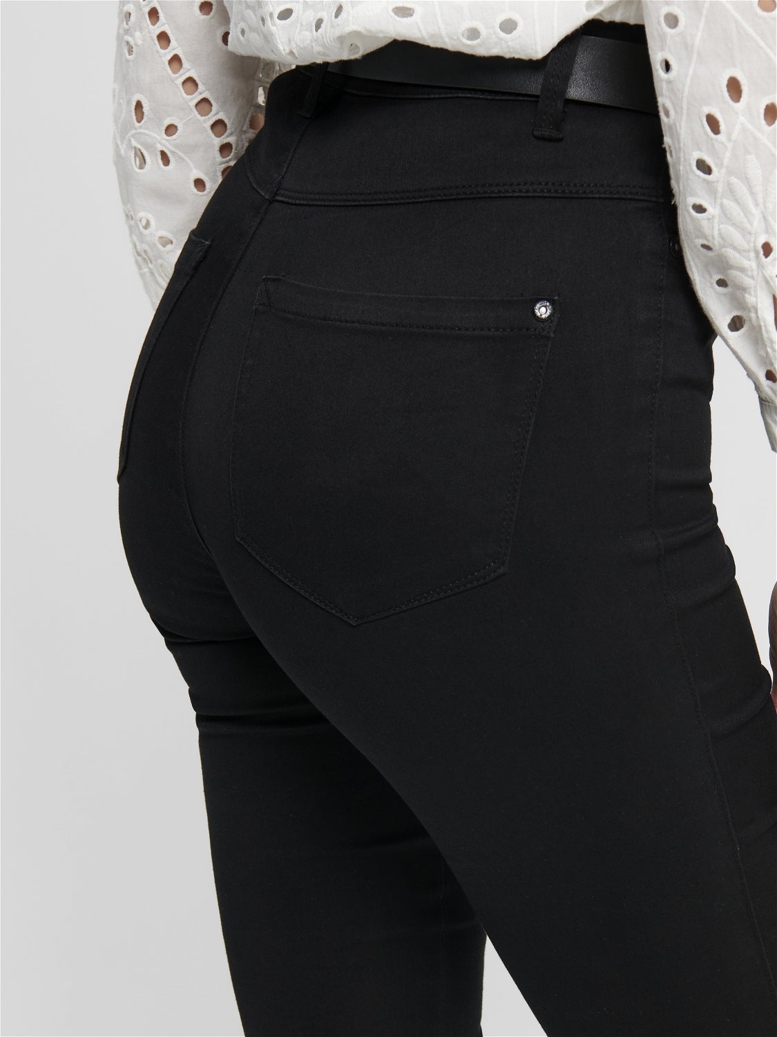 ONLROYAL Hohe Taille Skinny Fit Jeans Black