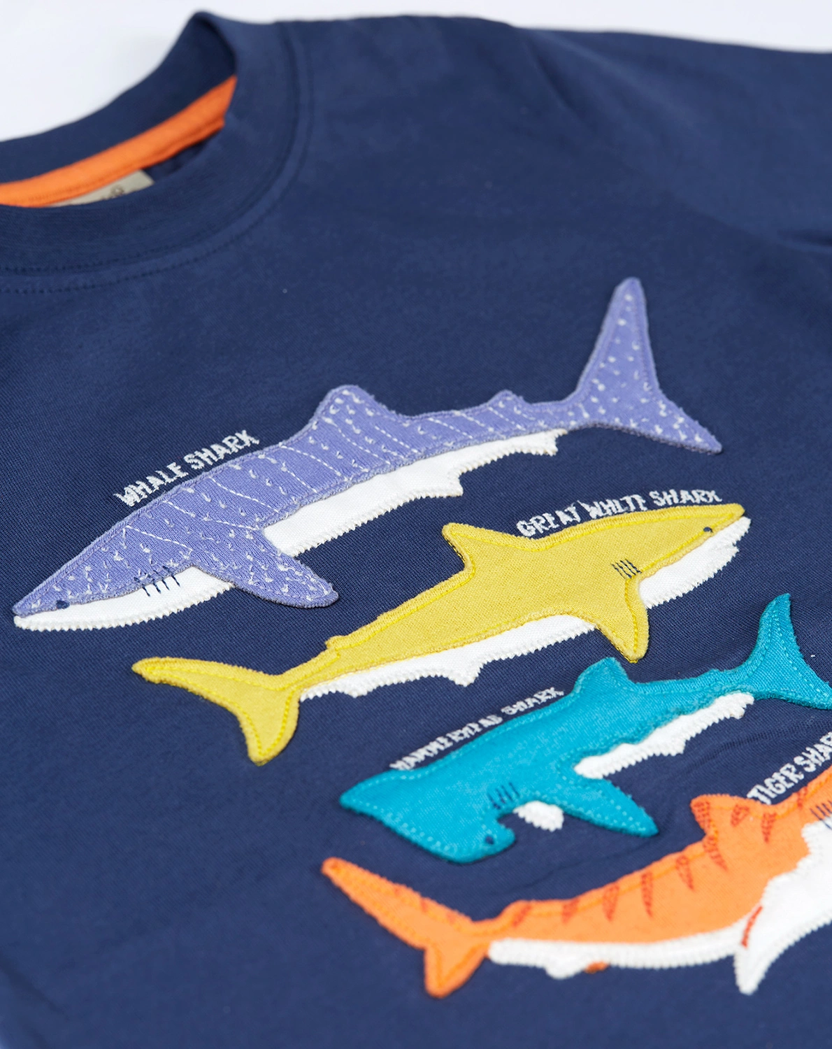 T-Shirt SHARKS in navy
