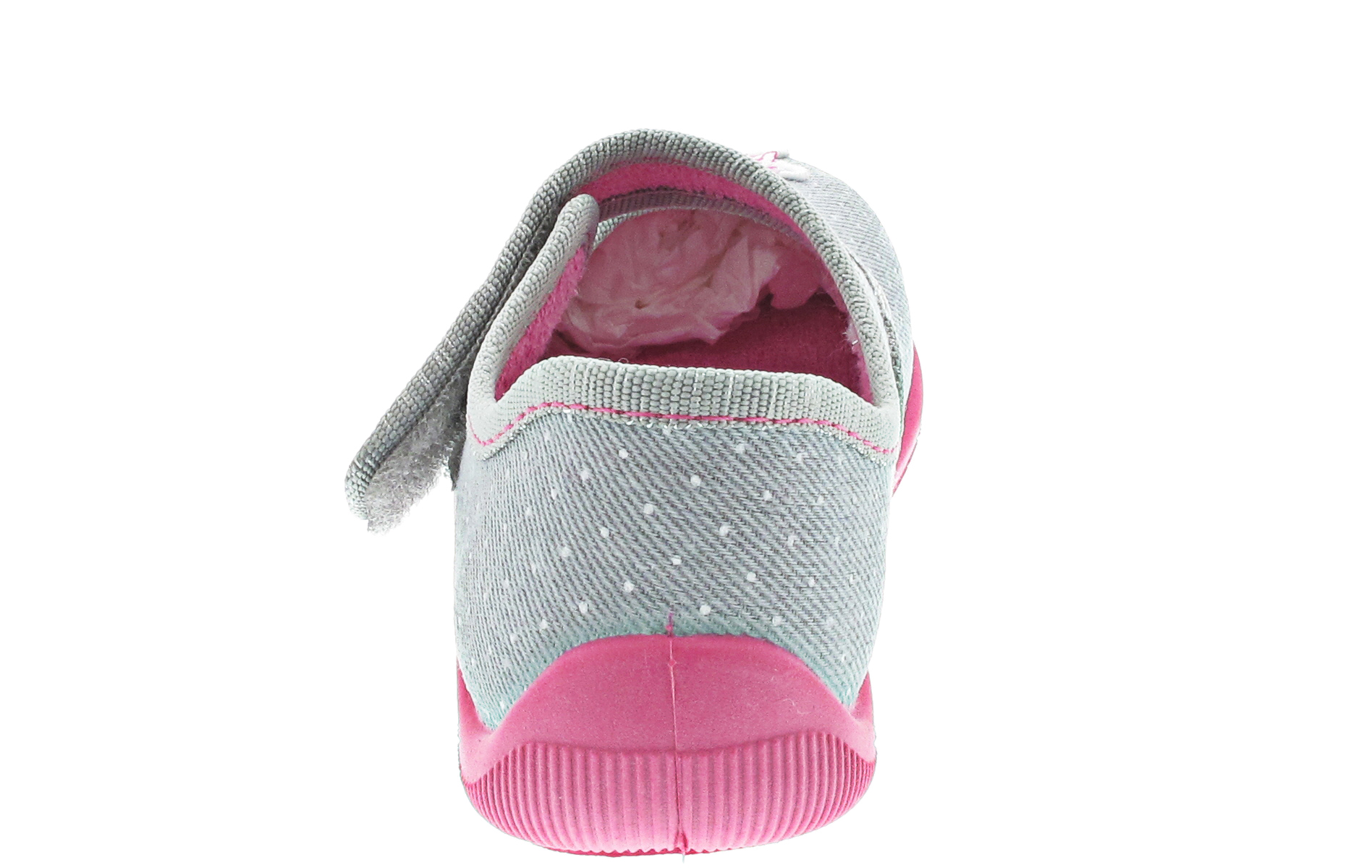 Fischer Markenschuhe Hausschuh grau