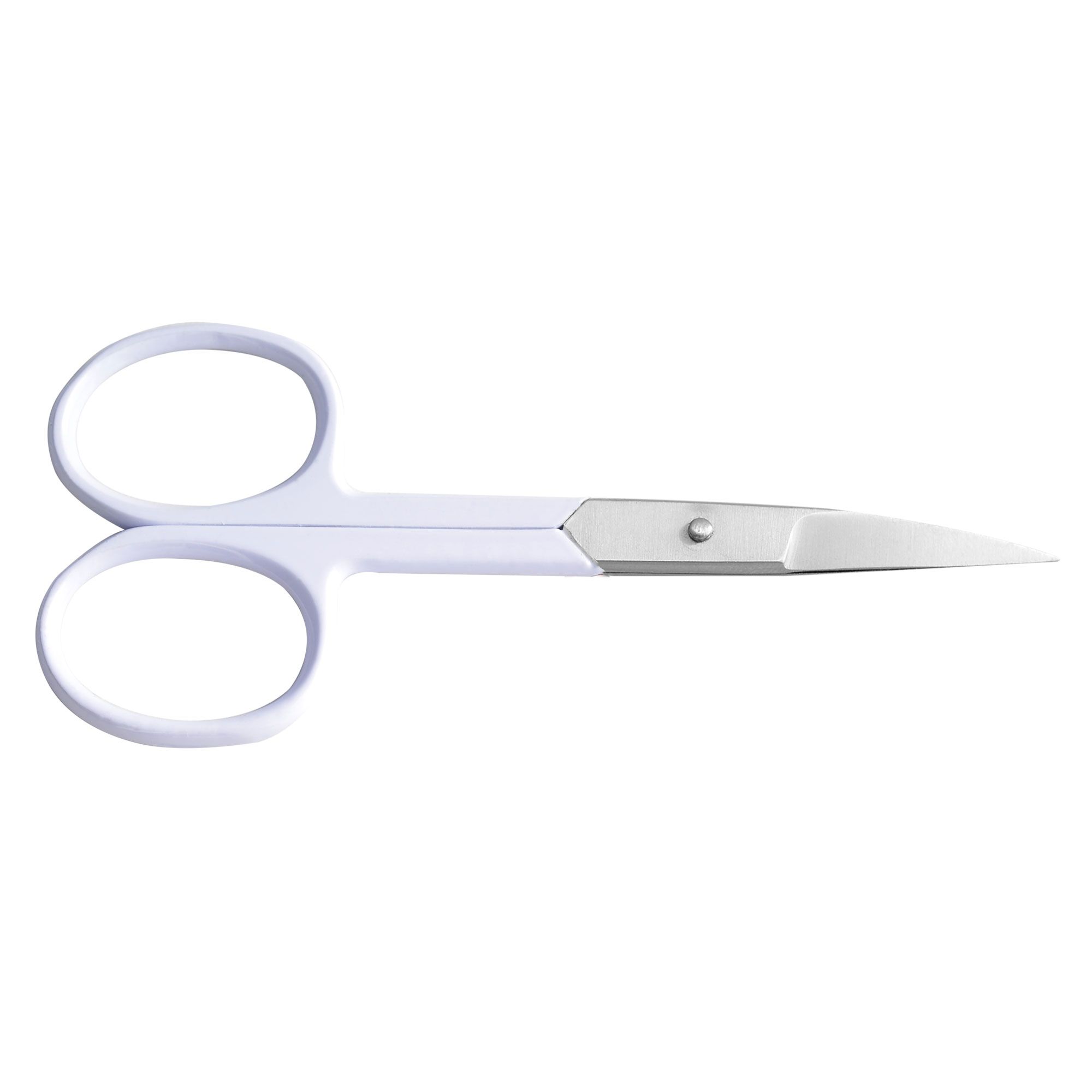 K-Pro Profi Maniküre Fingernagelschere Gebogen Spitz Damen Herren  (Weiß)