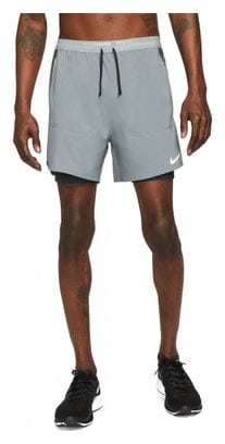 Short 2-en-1 Nike Dri-Fit Stride Gris