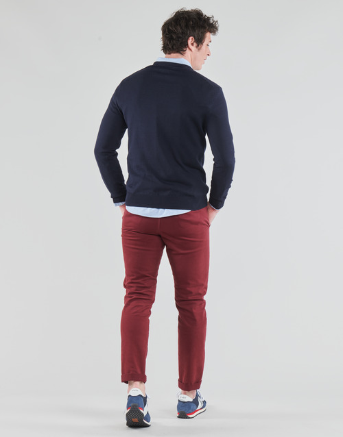 Polo Ralph Lauren - PULL COL ROND AJUSTE EN COTON PIMA LOGO PONY PLAYER Azul