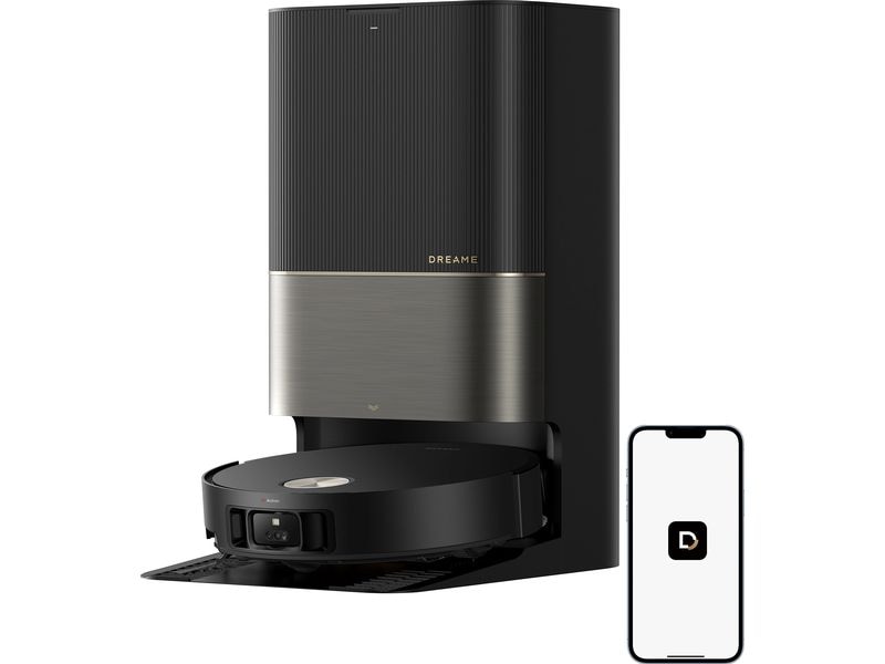 Dreame Saug- und Wischroboter X50 Ultra Complete Schwarz Roboterstaubsauger mit Basisstation