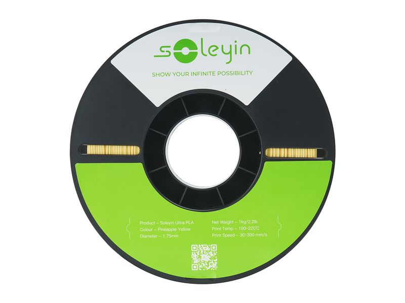 Creality Filament Soleyin Ultra-PLA Gelb 1.75 mm 1.29 kg 1.75 mm PLA Filament