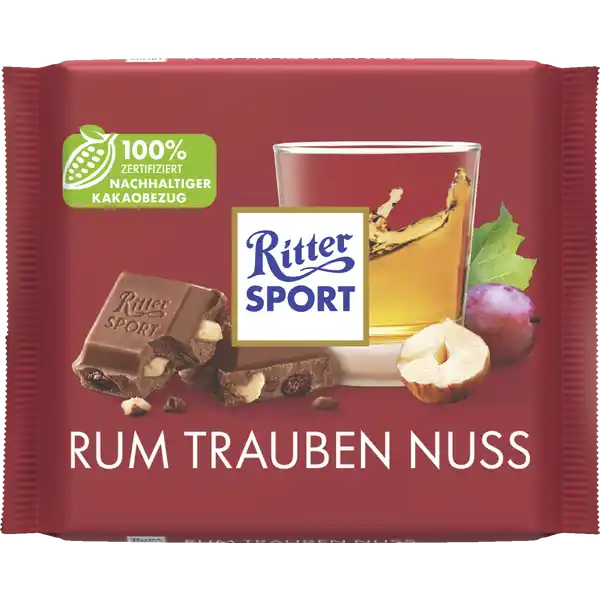 Rum Trauben Nuss Tafelschokolade
