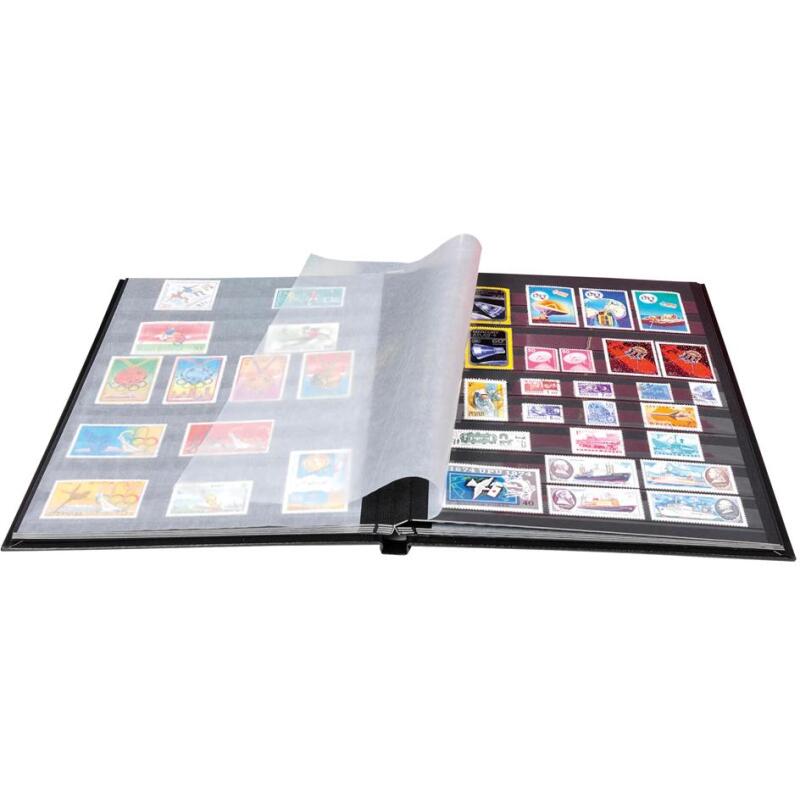 Album de timbres Sport 16 pages noires - 22,5x30,5 cm - Visuel