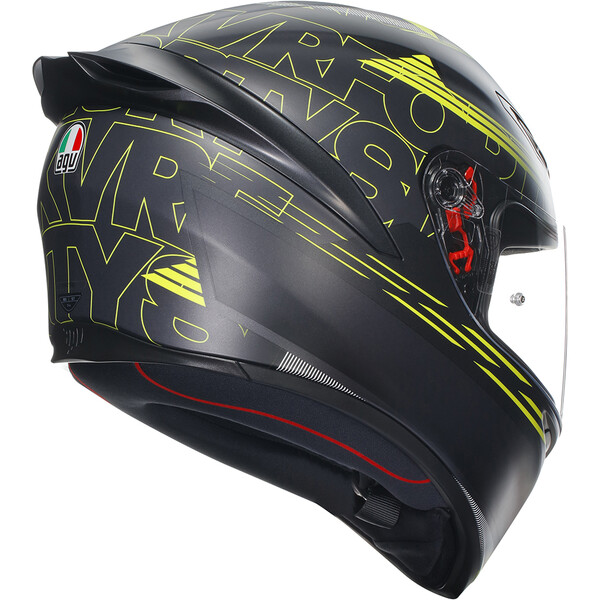 AGV - Casque K1 S Track 46 Noir / Jaune