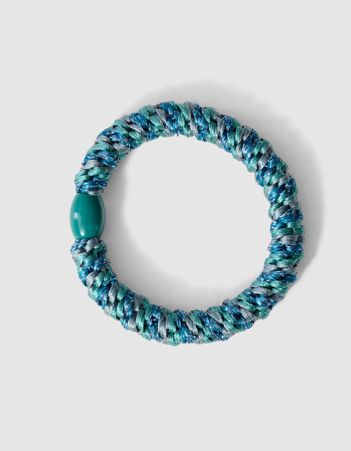 Lurex Haarelastiek Blauw