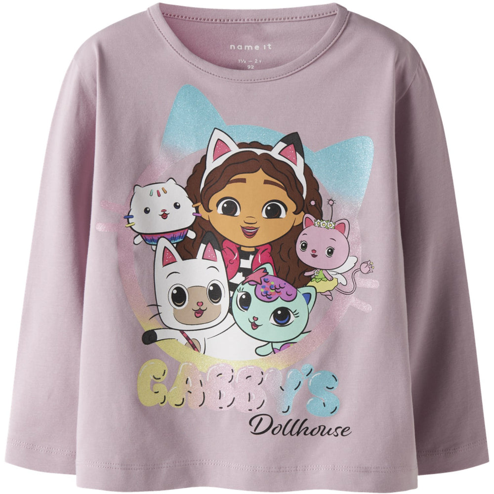 Køb Name It Keepsake Lilac Nmfnulla Gabby Ls Nreg Top Sky