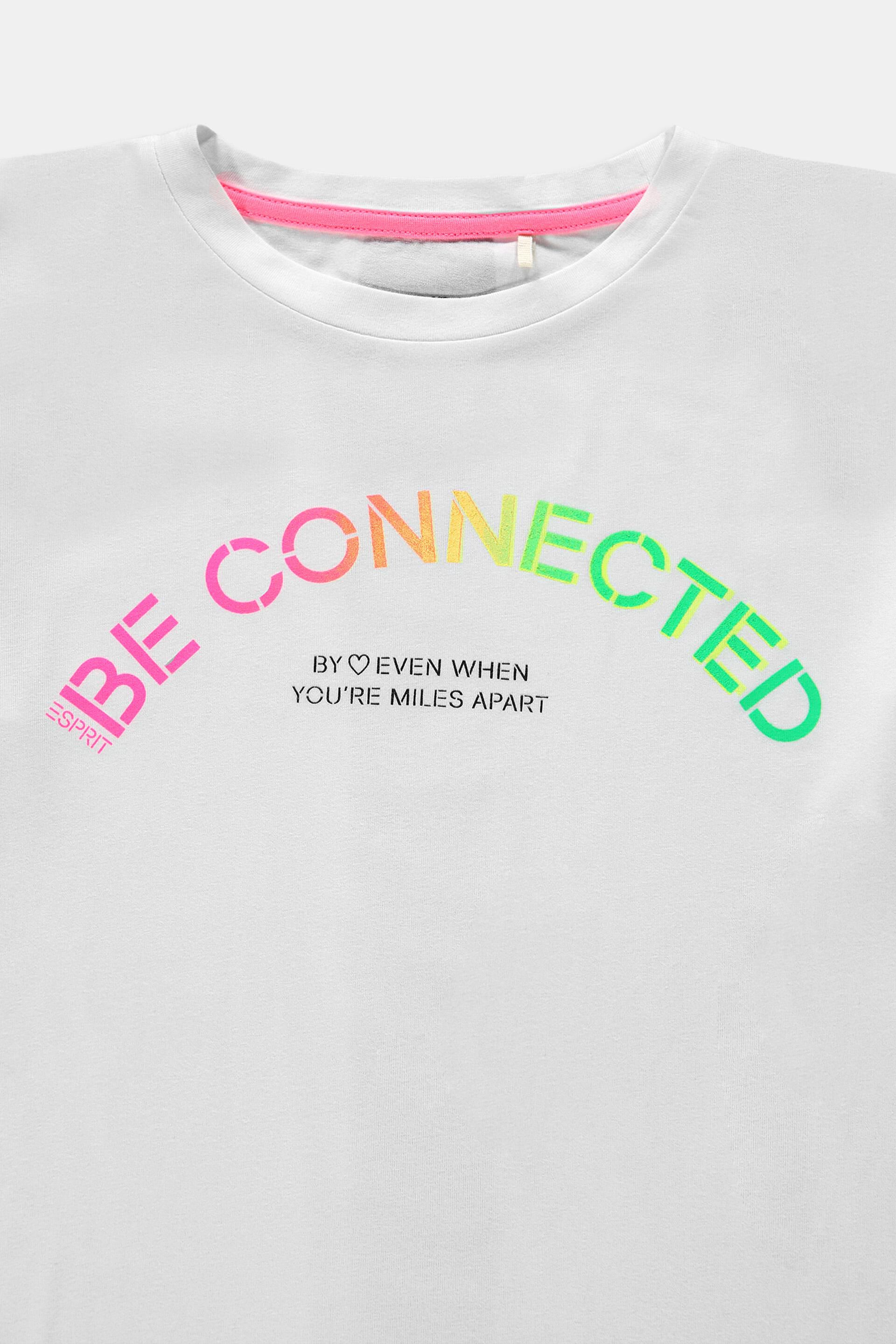 T-shirt en à imprimé positif