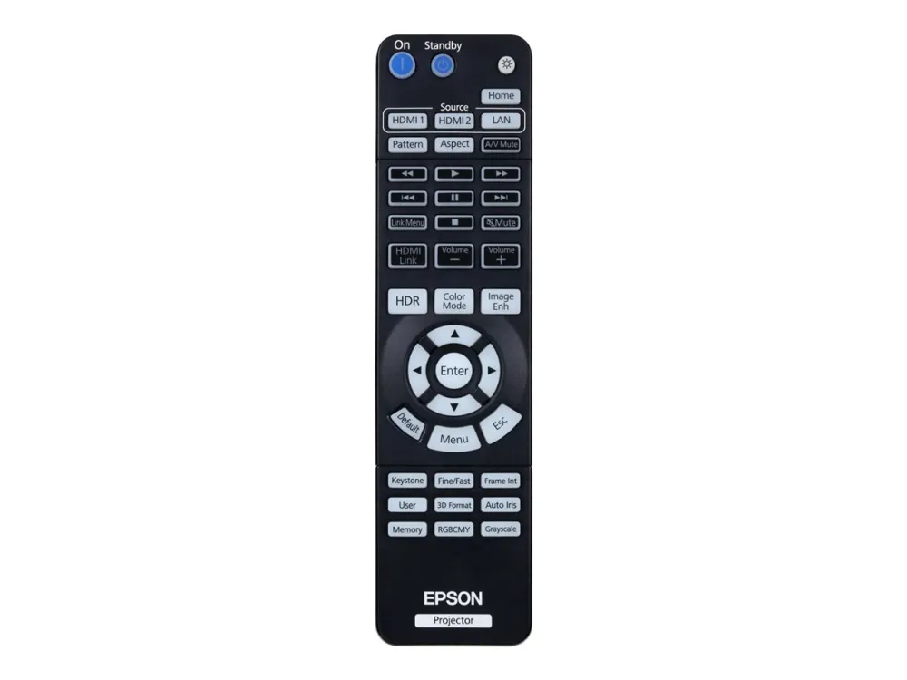 Epson EH-TW7000 - 3LCD-projektor - 3D - 3000 lumen (hvid) - 3000 lumen (farve) - 3840 x 2160 (2 x 1920 x 1080) - 16:9 - 4K - hvid