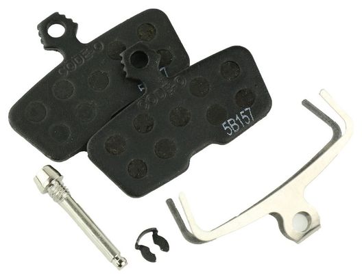 Paire de Plaquettes Organiques Sram pour Freins Code (2011 et  ) / Code R / Code RSC / DB8 / G2 RE / Guide RE