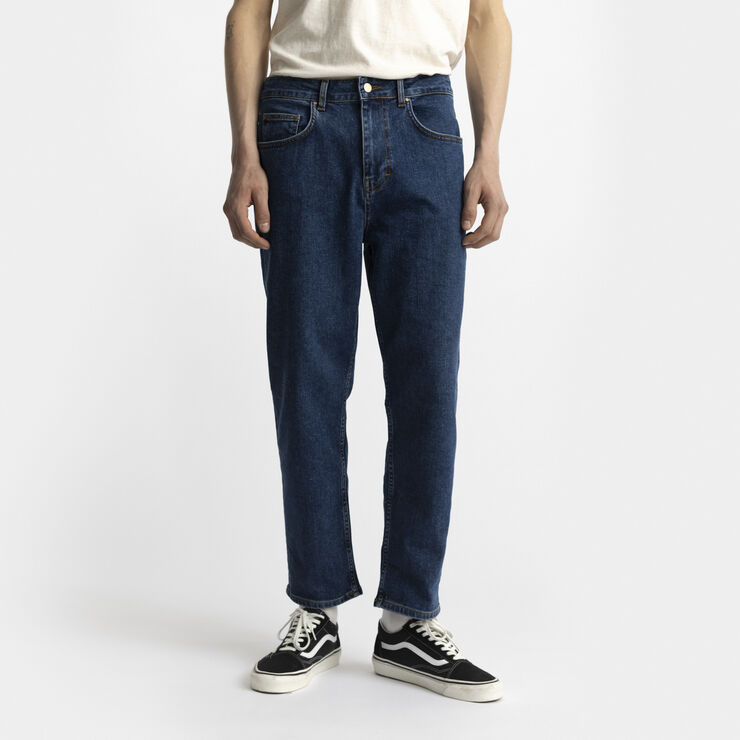 RVLT - Revolution Relaxed fitted jeans in organic cotton-stretch Dark blue