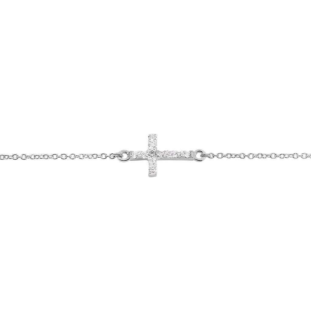 Bracelet Carlie Argent Blanc Oxyde De Zirconium