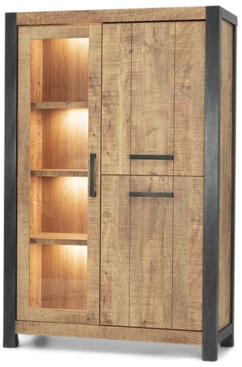 Combikast Jatoba - City B117 x D48 x H180 cm