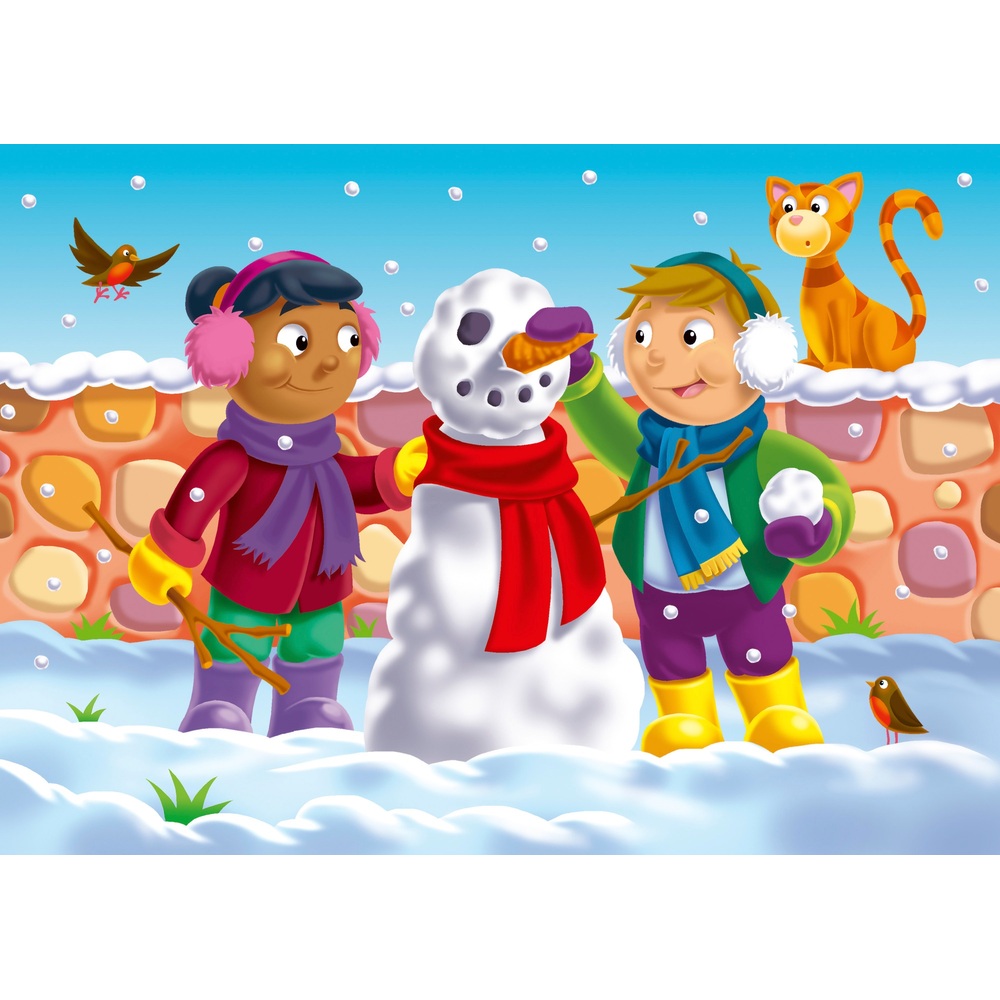 Ravensburger Meine ersten Puzzles: Wie ist das Wetter? 4 x Grobstrick-Puzzles im praktischen Großpack