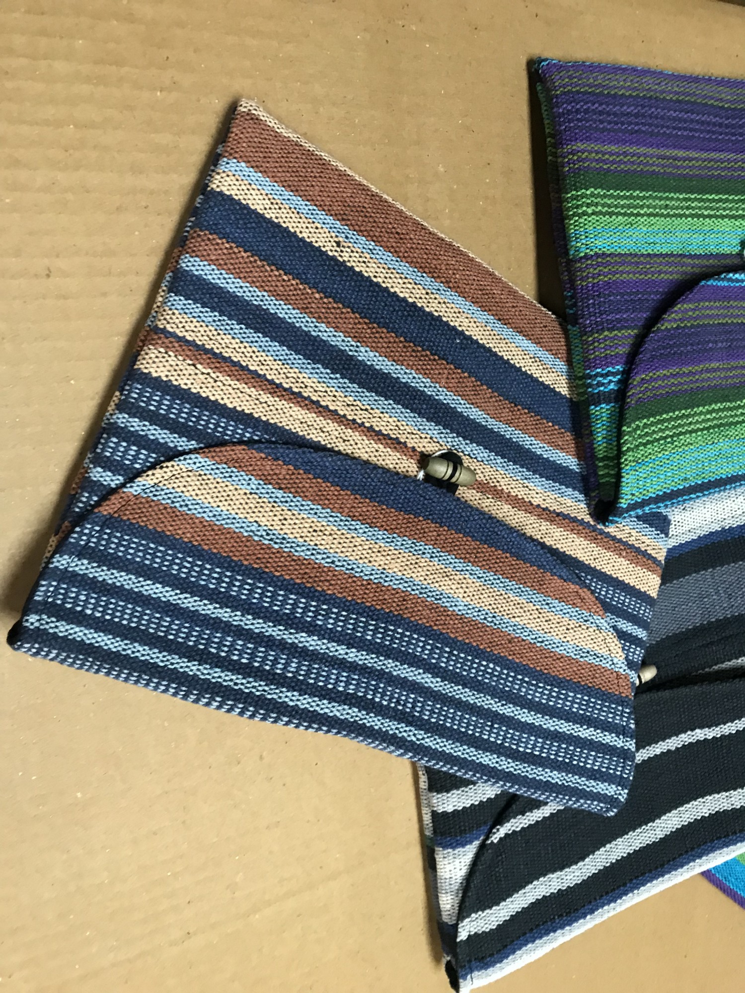 Tablet-Tasche, braun, blau, T 28 cm, B 21 cm günstig bestellen