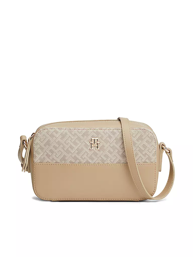 TOMMY HILFIGER Tasche - Mini Bag TH JACQUARD CAMERA BAG beige