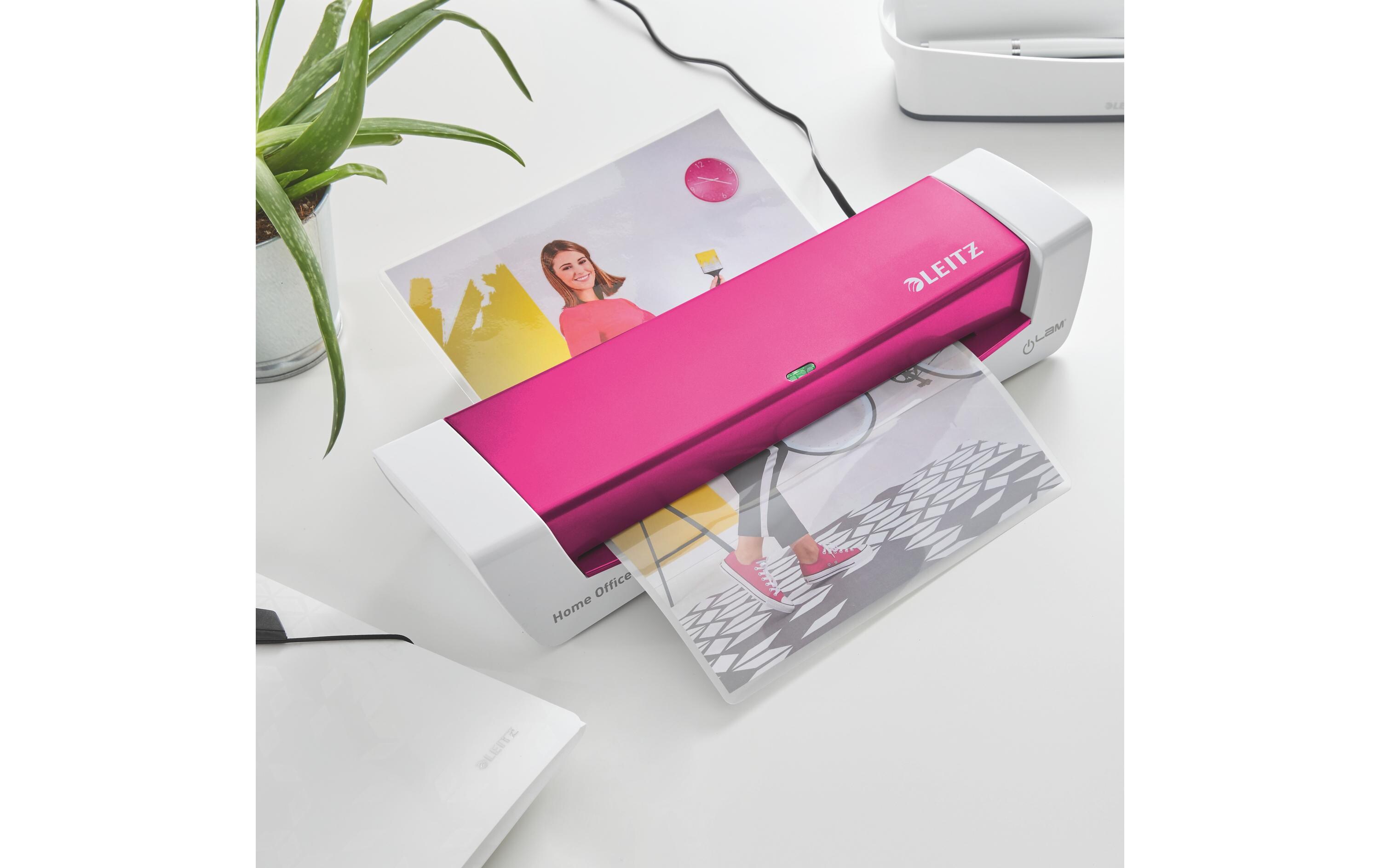 Laminiergerät iLAM Home Office A4 125 µm PinkLaminiergerät für Zuhause