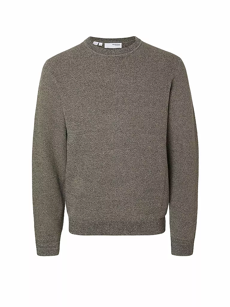 SELECTED Pullover SLHROSS grau