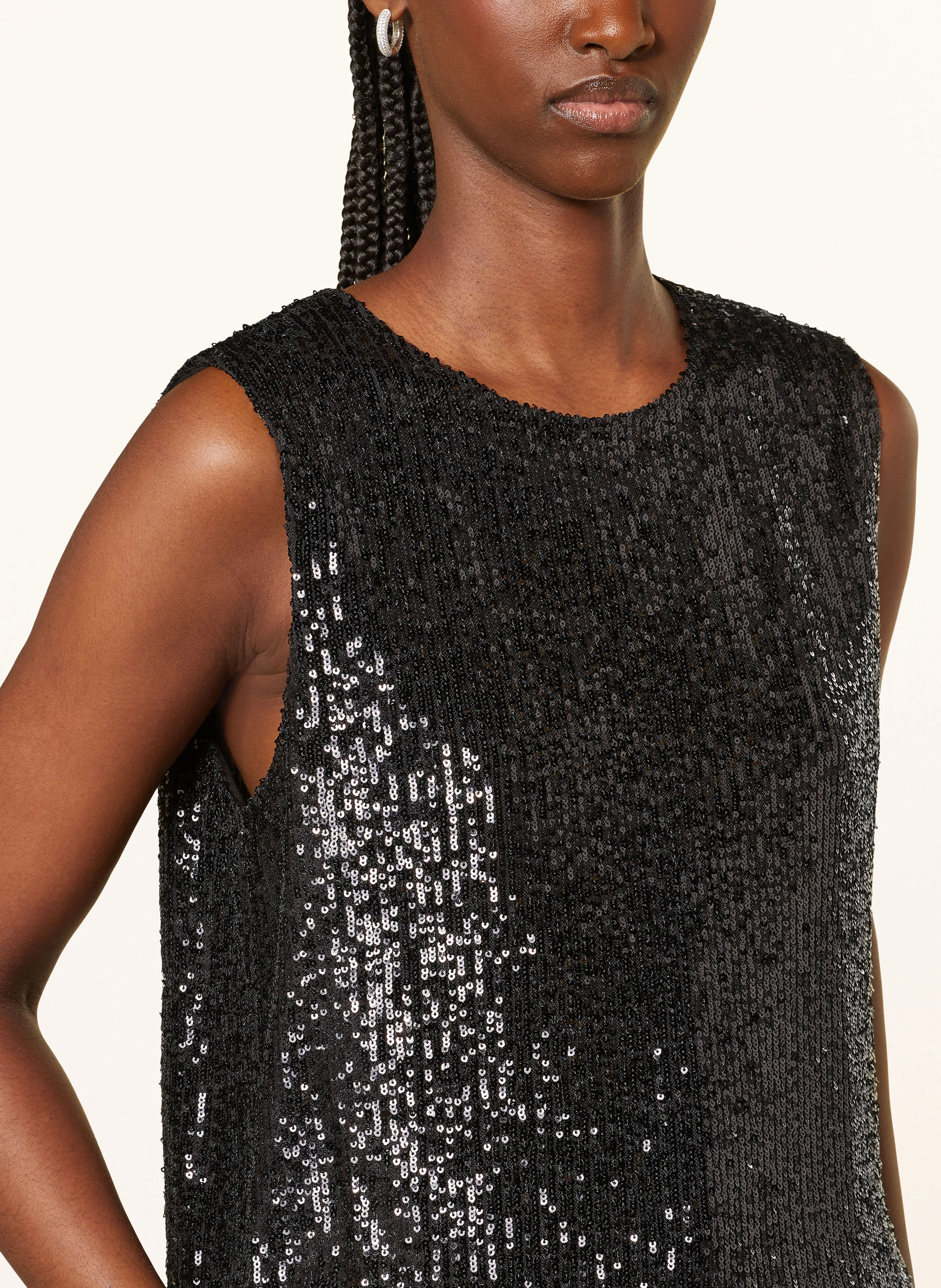 CLAUDIE PIERLOT Blusentop mit Pailletten