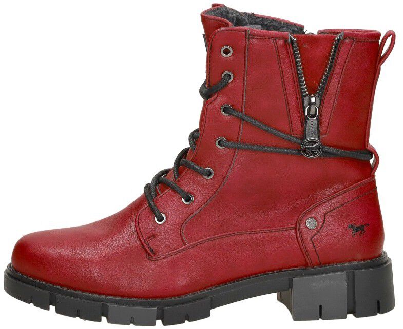 Mustang Veterschoenen Hoog rood