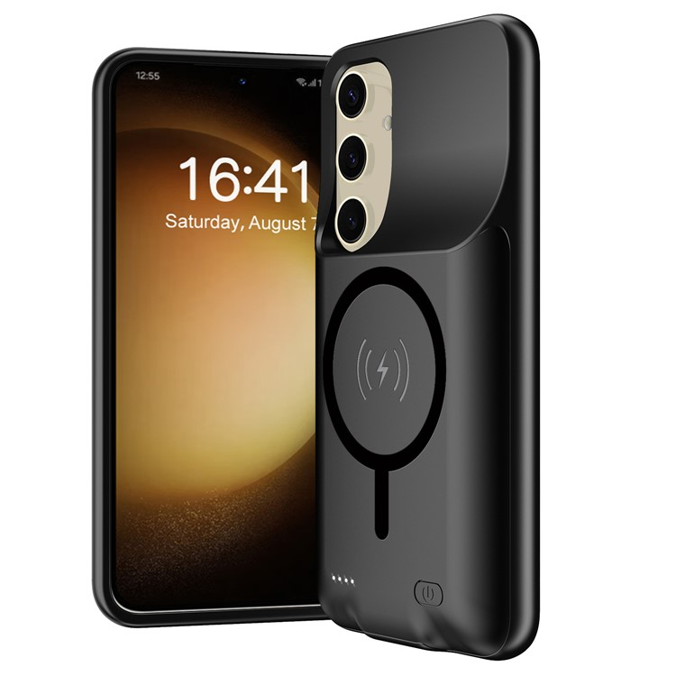Samsung Galaxy S25 Backpack Akku Case Schutzhülle MagSafe-Modul (10000mAh) - Schwarz