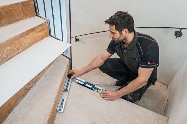 Bosch Professional Winkelmesser GAM 220 Schenkel 40cm 4xAA-B. Tasche 0601076500 Vinkelmåler
